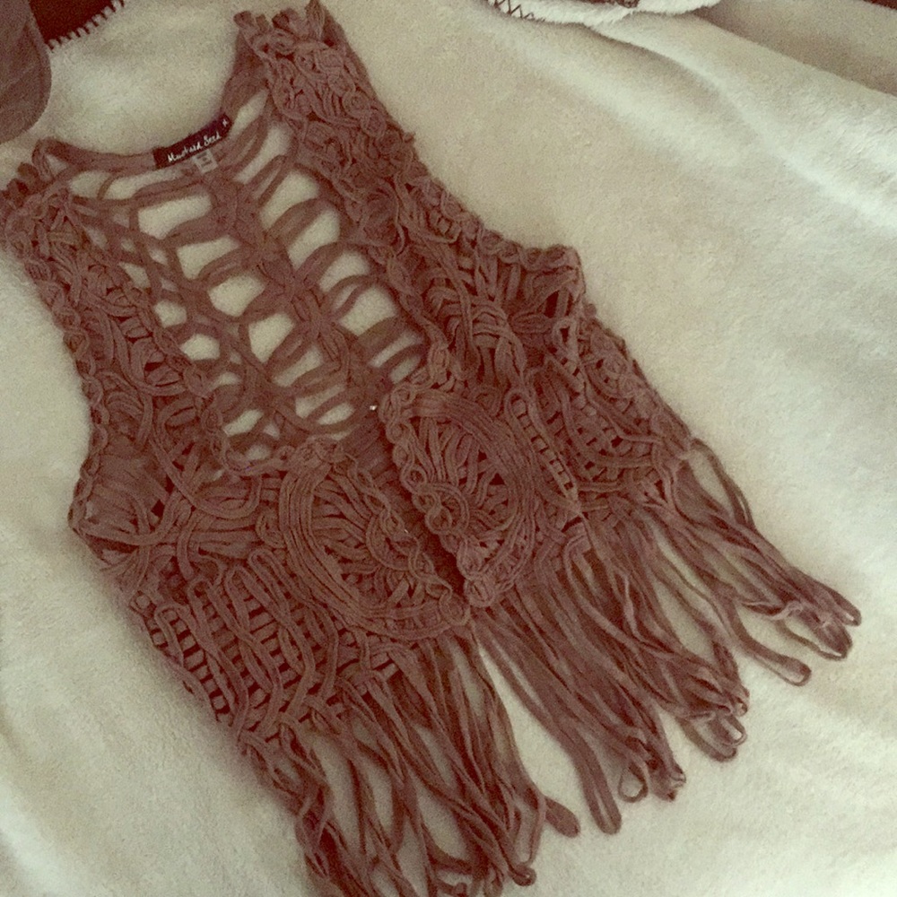 Embroidered vest